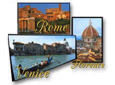 Rome, Florence and Venice