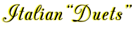 Italian Duets